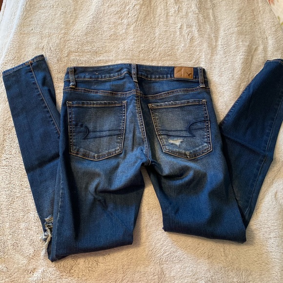 Medium Wash Ripped Jeans - Picture 5 of 7